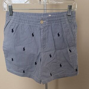 Polo by Ralph Lauren Blue Striped Kids Shorts